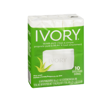 Image 5 du produit Ivory - Clean pain de savon individuel, 10 x 90 g, aloès