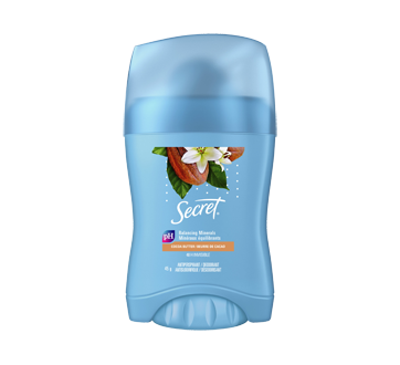 Expressions Parfumées antisudorifique désodorisant invisible en bâton, 45 g, invisible, bécot au beurre de coco