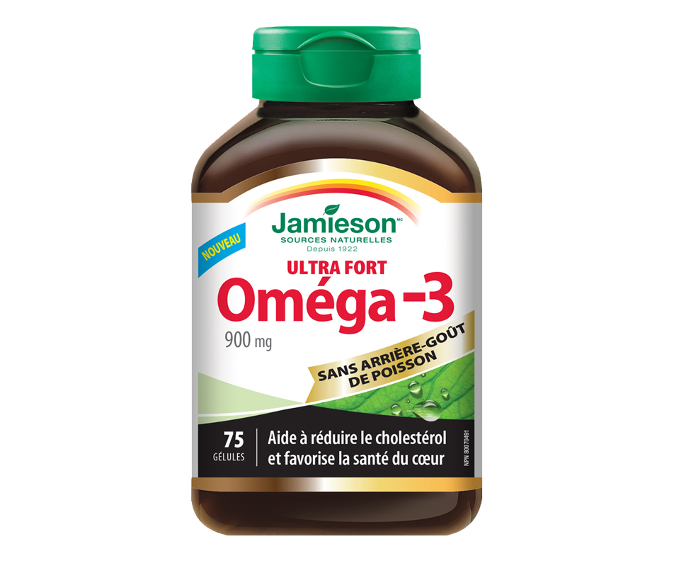 Oméga3 ultrafort sans arrièregoût de poisson, 75 unités Jamieson