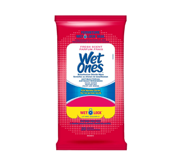 Serviettes antibactériennes, 20 unités, parfum frais