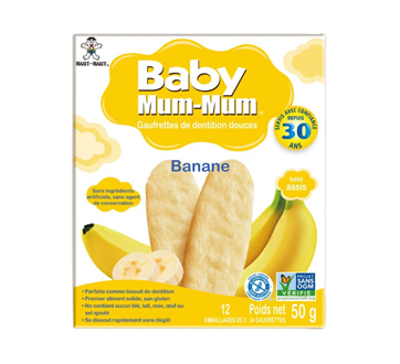 Hot-kid Baby Mum-Mum, 50 g, banane