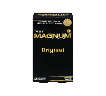 Image 3 du produit Trojan - Magnum Original condoms lubrifiés, 12 unités