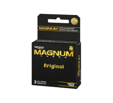 Image 2 du produit Trojan - Magnum condoms lubrifiés, 3 unités