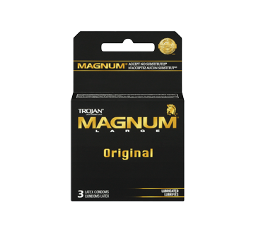 Image 3 du produit Trojan - Magnum condoms lubrifiés, 3 unités