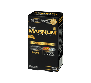 Magnum Gold Collection condoms lubrifiés, 10 unités