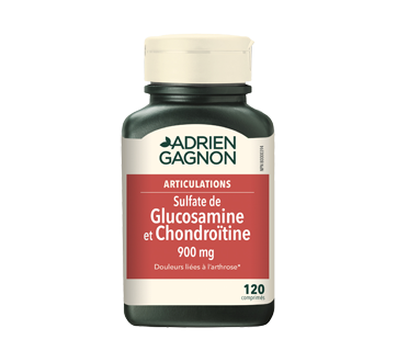 Image du produit Adrien Gagnon - Sulfate de glucosamine et chondroitine , 120 unités