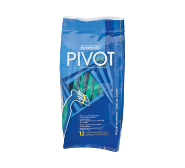 Pivot rasoirs pour hommes, 12 unités