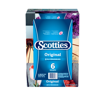 Papiers-mouchoirs, 6 x 126 unités – Scotties : Mouchoir