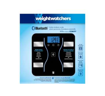 Image du produit Weight Watchers par Conair - Pèse-personne d'analyse corporelle Bluetooth, 1 unité