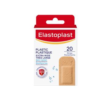 Image 1 du produit Elastoplast - Pansements très larges en plastique, 20 unités