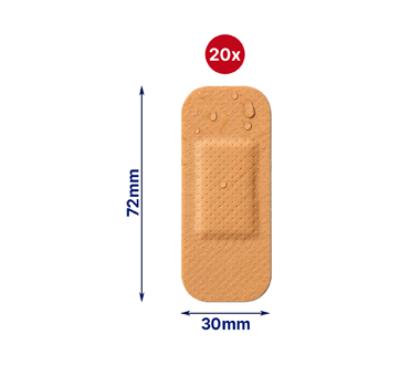 Image 2 du produit Elastoplast - Pansements très larges en plastique, 20 unités