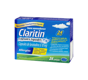 Image 1 du produit Claritin - Claritin capsules liquides, 24 unités