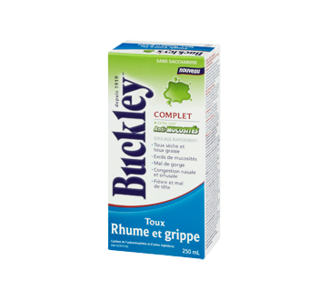 Image 1 du produit Buckley - Complet extra fort toux, rhume et grippe, anti-mucosité sirop, 250 ml