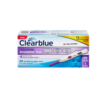 Image 4 du produit Clearblue - Test d'ovulation digital, 10 unités