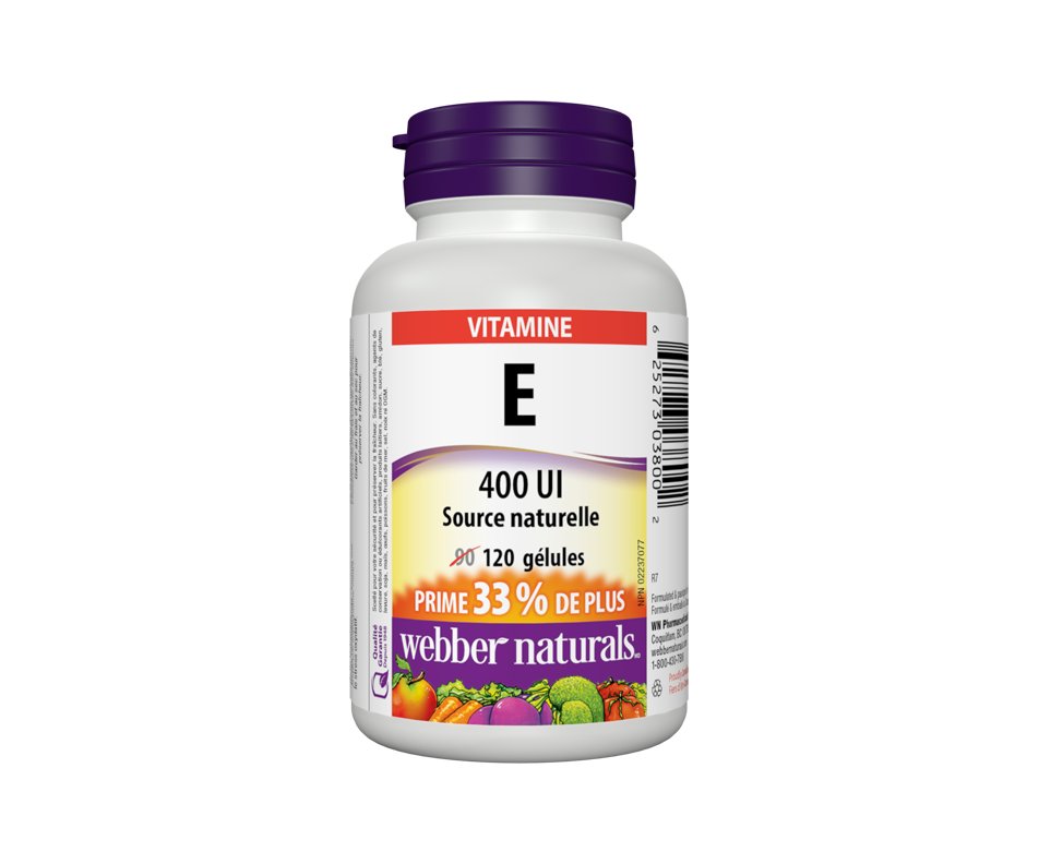 Vitamine E, 90 unités ber Naturals Vitamine e Jean Coutu