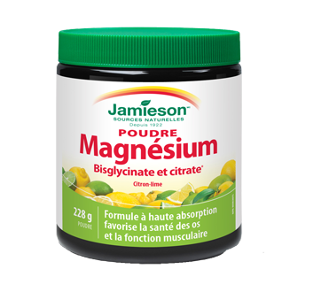 Image 1 du produit Jamieson - Magnésium mélange à boisson, 228 g, citron et lime