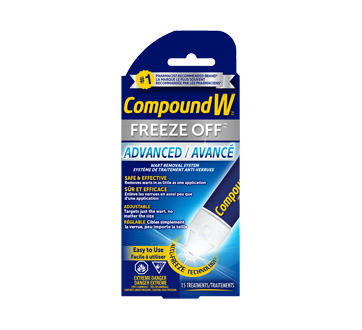 Image du produit Compound W - Freeze Off Avancé système de traitement anti-verrues, 15 unités