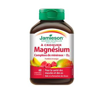 Image 1 du produit Jamieson - Complexe magnésium minéral à mâcher, 60 unités