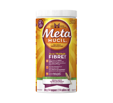 Image du produit Metamucil - Fibres MultiSanté 3 en 1 supplément de fibres en poudre, 616 g