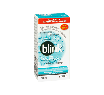 Image 2 du produit Blink - Gouttes oculaires lubrifiantes hydratantes, 30 ml