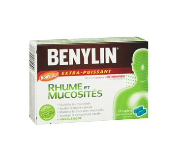 Image 2 du produit Benylin - Benylin Anti-Mucosités Plus Soulagement du Rhume extra-puissant, 24 unités