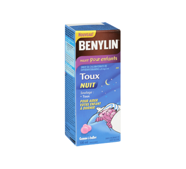 Image 2 du produit Benylin - Benylin Toux formule nuit sirop pour enfants, 100 ml, gomme à bulles