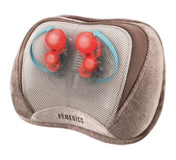 Image 2 du produit HoMedics - Oreiller de massage shiatsu 3D avec vibration et chaleur, 1 unité