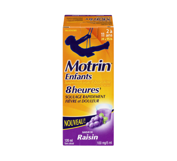 Image 2 du produit Motrin - Suspension orale pour enfants, 120 ml, raisin