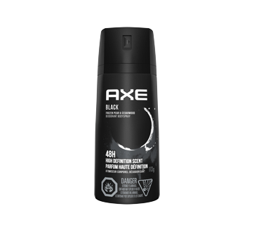 Image du produit Axe - Black atomiseur corporel désodorisant, 113 g, frais toute la journée