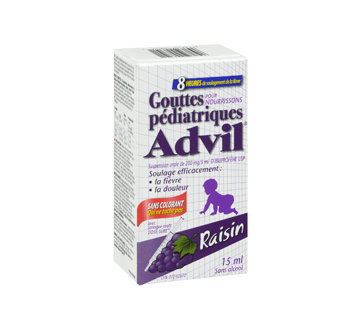 Advil Pediatrique Gouttes Sans Colorant 15 Ml Raisin Advil Ibuprofene Pour Enfants Jean Coutu