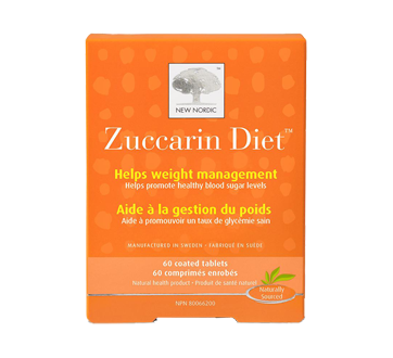 Image 1 du produit New Nordic - Zuccarin Diet comprimés pour glycémie, 60 unités