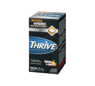 Image 1 du produit Thrive - Thrive extra fort 4 mg, 108 unités, xplosion de fruits