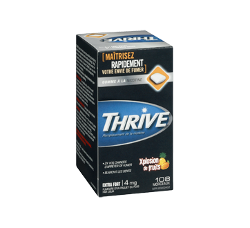 Image 2 du produit Thrive - Thrive extra fort 4 mg, 108 unités, xplosion de fruits