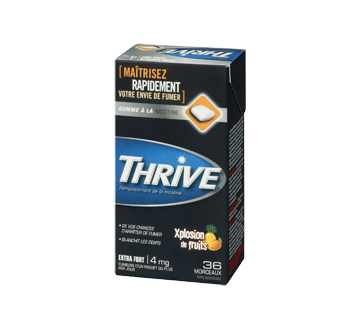 Image 1 du produit Thrive - Thrive extra fort 4 mg, 36 unités, xplosion de fruits