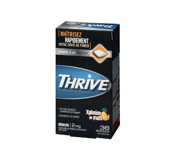 Image 1 du produit Thrive - Thrive régulier 2 mg, 36 unités, xplosion de fruits