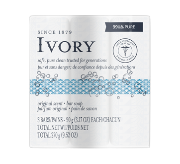 Image 1 du produit Ivory - Pain de savon, 90 g, original