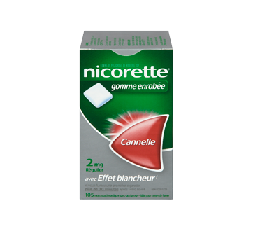Image 3 du produit Nicorette - Nicorette gomme, 105 unités, 2 mg, cannelle