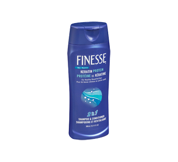 Image 2 du produit Finesse - Propre + Doux shampooing et revitalisant 2-en-1 avec protéine de kératine, 300 ml