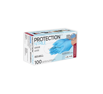 Image du produit Formedica - Gants de protection en nitrile, 100 unités, grand - très-grand bleu