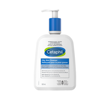 Nettoyant pour la peau grasse, 500 ml, sans parfum