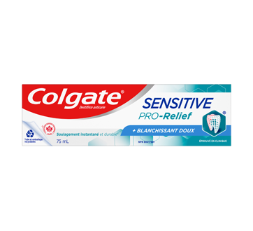 Sensitive Pro-Relief dentifrice, 75 ml, blanchissant