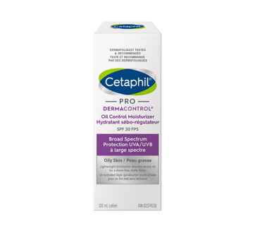 Image 2 du produit Cetaphil - Hydratant sébo-régulateur FPS 30 Pro DermaControl, 120 ml