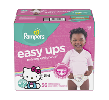 Easy Ups sous-vêtements d'entraînement, 56 unités, taille 6, 4T-5T