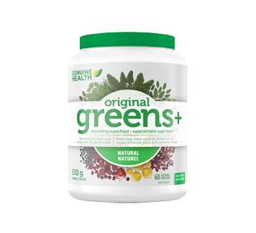 Image du produit Genuine Health - Original Greens+ superaliment nourrissant, 510 g