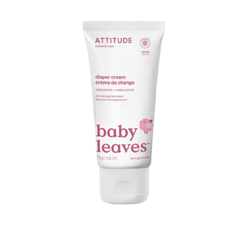 Baby Leaves crème de change naturelle, 75 g, sans fragrance