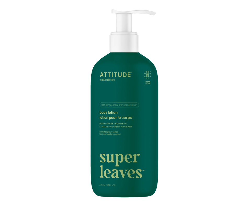 Super Leaves lotion pour le corps énergisante, 473 ml Attitude