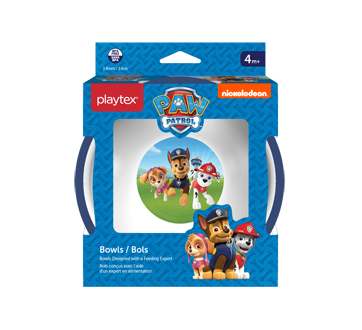 Image 1 du produit Playtex Baby - Pat Patrouille bols, bleu, 3 unités