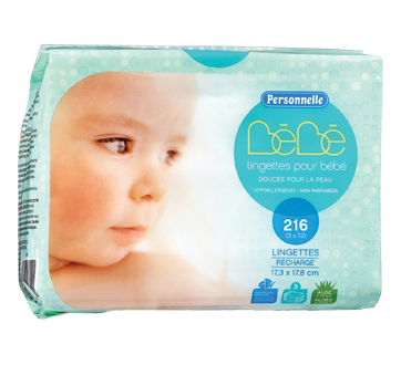 Lingettes Pour Bebe 216 Unites Personnelle Bebe Lingette Humide Jean Coutu