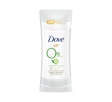 Désodorisant 0 % d'aluminium concombre et thé vert, 74 g