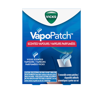 Image du produit Vicks - VapoPatch dispositifs adhésifs aromatiques, 5 unités